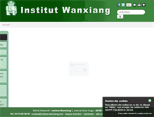 Tablet Screenshot of institut-wanxiang.com